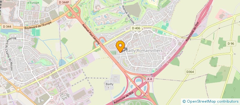 localisation de l'entreprise MADAME OPHELIE PRIOUX  BAILLY-ROMAINVILLIERS