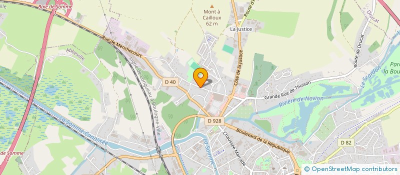 localisation de l'entreprise MADAME OPHELIE PROTIN à ABBEVILLE