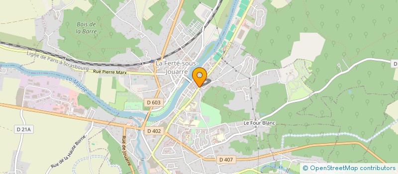 localisation de l'entreprise MADAME OPHELIE PUCCINELLI à LA FERTE-SOUS-JOUARRE
