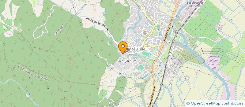 localisation de l'entreprise MADAME OPHELIE PUGET  SAINTE-TULLE