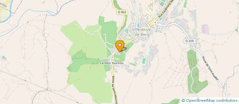 localisation de l'entreprise MADAME OPHELIE QUENTIN  VILLENEUVE-DE-BERG