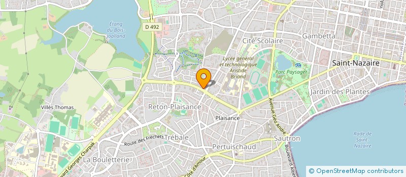 localisation de l'entreprise MADAME OPHELIE RAMEAU  SAINT-NAZAIRE