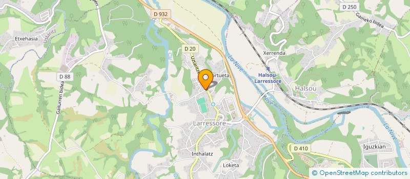 localisation de l'entreprise MADAME OPHELIE RAULET  LARRESSORE