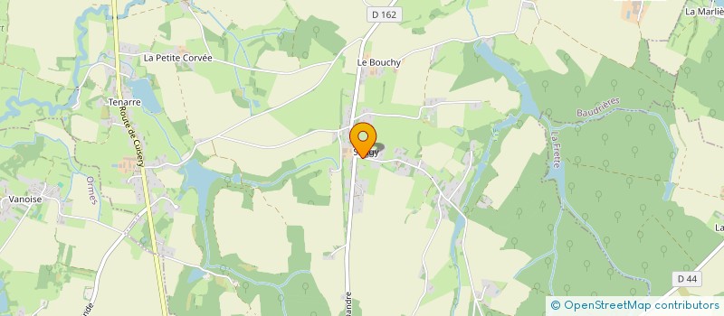 localisation de l'entreprise MADAME OPHELIE REMEDER DIT REMETTER à BAUDRIERES