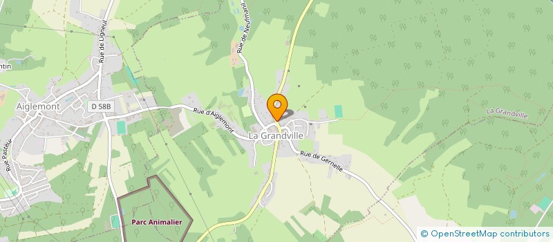 localisation de l'entreprise MADAME OPHELIE RENAULT  LA GRANDVILLE