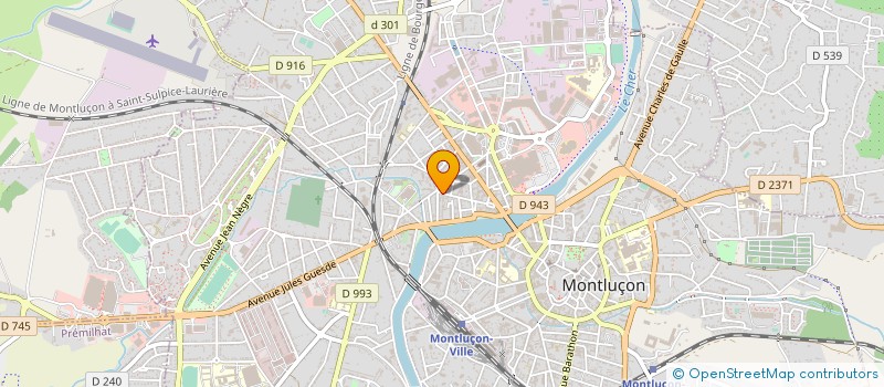 localisation de l'entreprise MADAME OPHELIE RENE à MONTLUCON