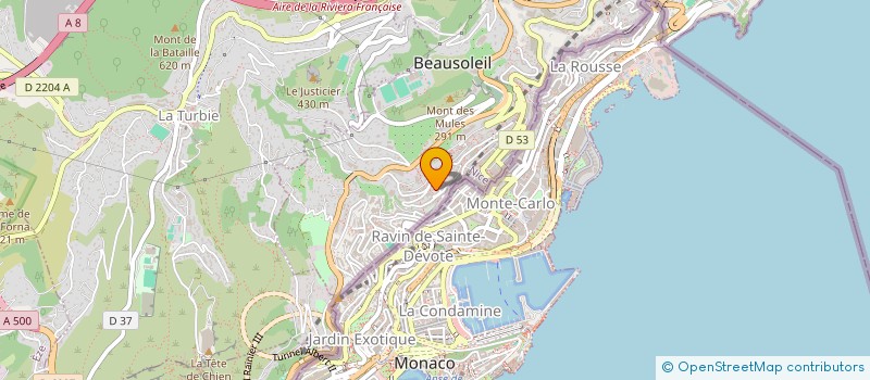 localisation de l'entreprise MADAME OPHELIE REY à BEAUSOLEIL