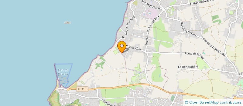 localisation de l'entreprise MADAME OPHELIE RICHEZ--LOUVIEAUX à LA PLAINE-SUR-MER