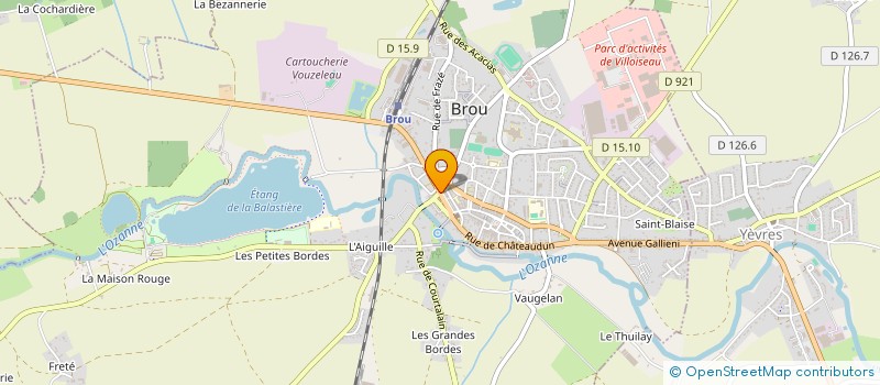 localisation de l'entreprise MADAME OPHELIE RIGOT à BROU