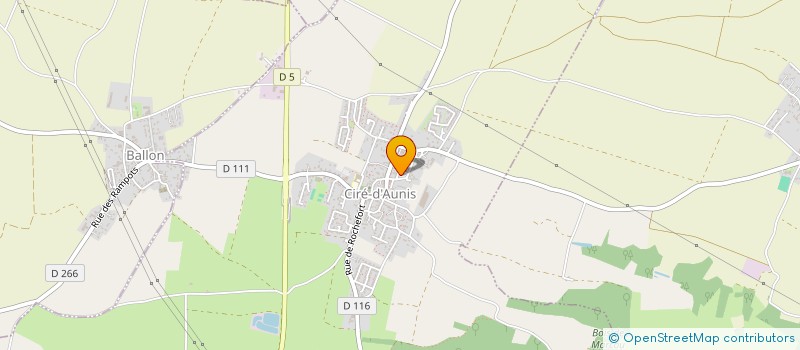 localisation de l'entreprise MADAME OPHELIE ROBIN  CIRE-D'AUNIS