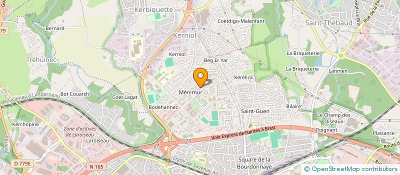 localisation de l'entreprise MADAME OPHELIE ROBIN à VANNES