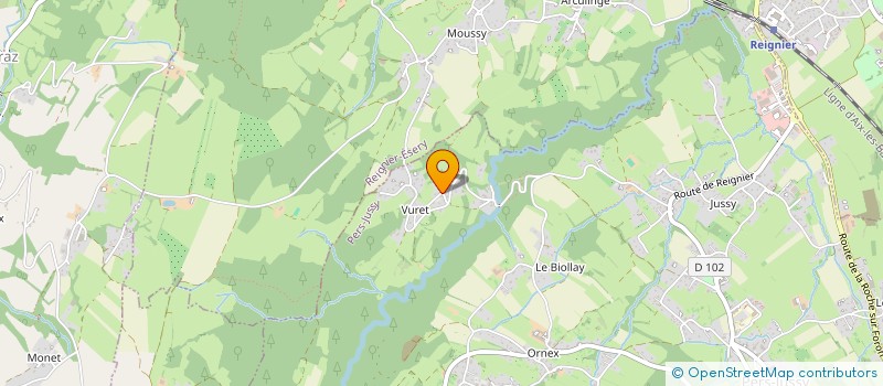 localisation de l'entreprise MADAME OPHELIE ROGUET à PERS-JUSSY