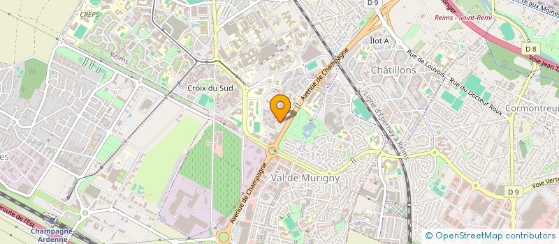 localisation de l'entreprise MADAME OPHELIE ROTHIER  REIMS