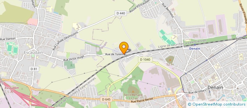 localisation de l'entreprise MADAME OPHELIE ROULLEAU-FEUGE  DENAIN