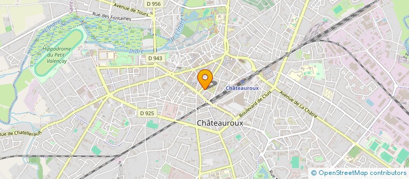 localisation de l'entreprise MADAME OPHELIE RUHLMANN à CHATEAUROUX