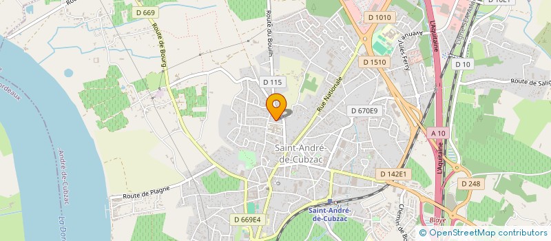 localisation de l'entreprise MADAME OPHELIE SAINTVOIRIN OPHELIE à SAINT-ANDRE-DE-CUBZAC