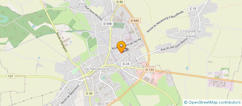 localisation de l'entreprise MADAME OPHELIE SALAS à LE NEUBOURG