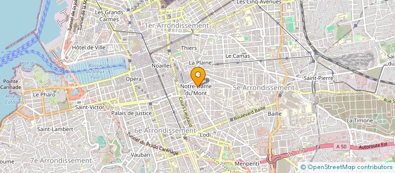 localisation de l'entreprise MADAME OPHELIE SAUER à MARSEILLE