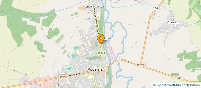 localisation de l'entreprise MADAME OPHELIE SCHMITT  VOUZIERS