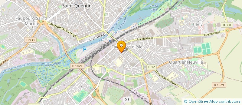 localisation de l'entreprise MADAME OPHELIE SELHAB à SAINT-QUENTIN