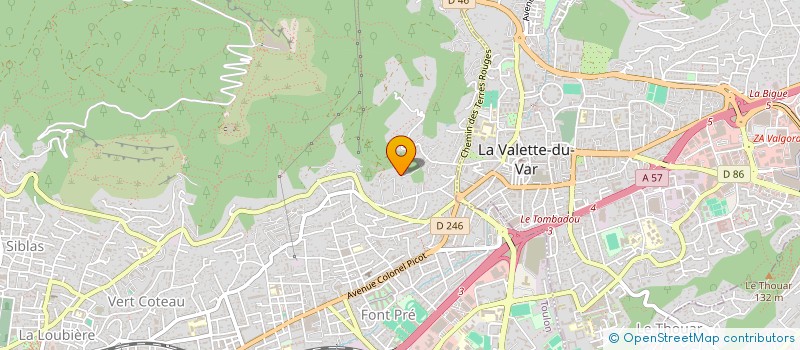 localisation de l'entreprise MADAME OPHELIE SELVA  TOULON