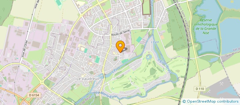 localisation de l'entreprise MADAME OPHELIE SENGIER  LE VAUDREUIL