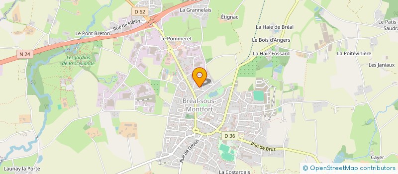 localisation de l'entreprise MADAME OPHELIE SEPTIER  BREAL-SOUS-MONTFORT