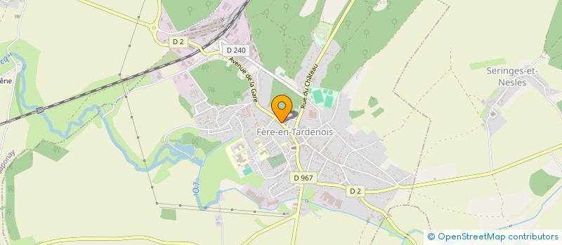 localisation de l'entreprise MADAME OPHELIE SIMON  FERE-EN-TARDENOIS