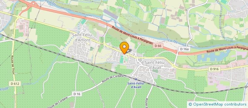 localisation de l'entreprise MADAME OPHELIE SIMON  SAINT-FELIU-D'AVALL