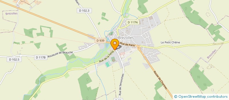 localisation de l'entreprise MADAME OPHELIE SORRE à BREZOLLES