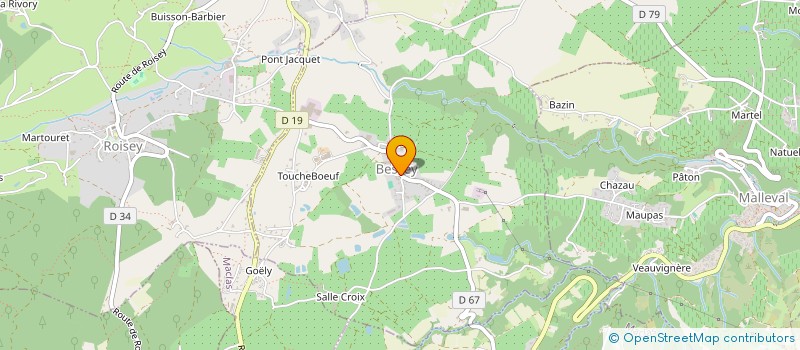 localisation de l'entreprise MADAME OPHELIE SOUSSAN  SAINT-PIERRE-DE-BUF