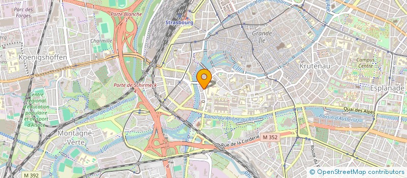localisation de l'entreprise MADAME OPHELIE STAUFFER à STRASBOURG