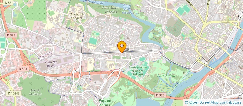 localisation de l'entreprise MADAME OPHELIE TANESIE à ANGERS