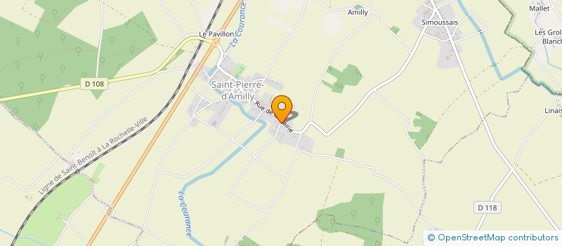 localisation de l'entreprise MADAME OPHELIE TELLIER  SAINT-PIERRE-D'AMILLY