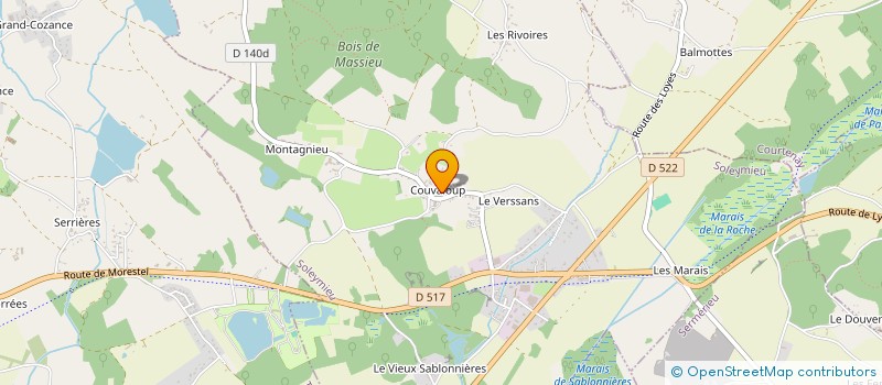 localisation de l'entreprise MADAME OPHELIE THEUIL  SOLEYMIEU