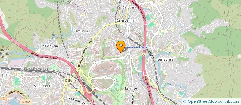 localisation de l'entreprise MADAME OPHELIE TOUBI à MARSEILLE