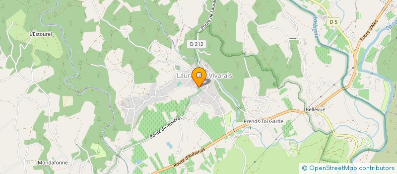 localisation de l'entreprise MADAME OPHELIE TOURRE  LAURAC-EN-VIVARAIS