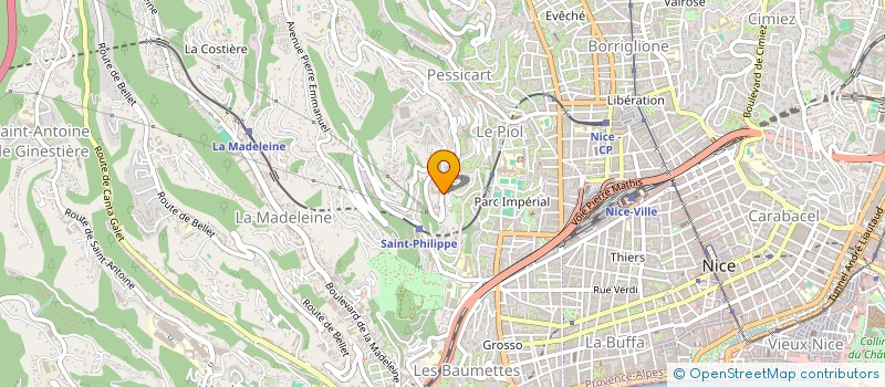 localisation de l'entreprise MADAME OPHELIE TRAVERS à NICE