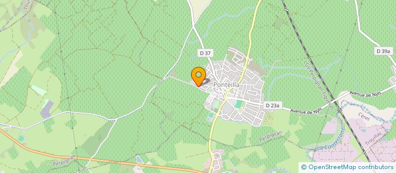 localisation de l'entreprise MADAME OPHELIE TROTIN  PONTEILLA