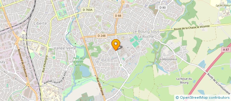 localisation de l'entreprise MADAME OPHELIE VAILLANT à LA ROCHE-SUR-YON