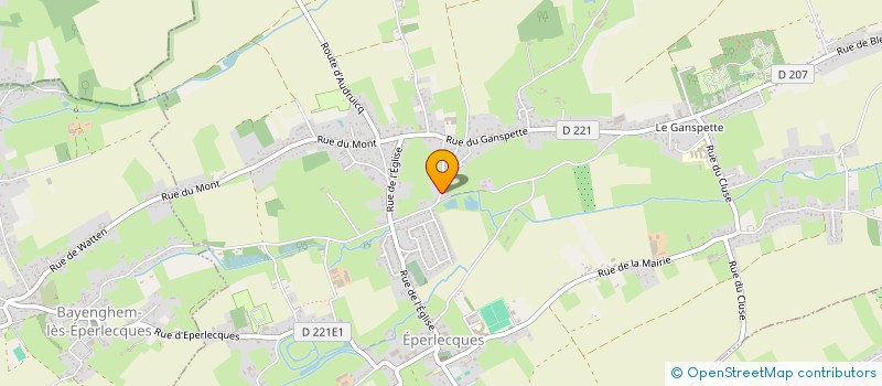 localisation de l'entreprise MADAME OPHELIE VANDAELE  EPERLECQUES