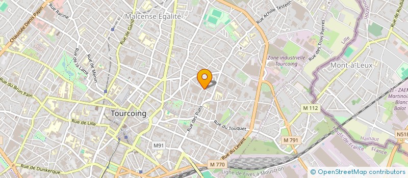 localisation de l'entreprise MADAME OPHELIE VERHAMME à TOURCOING