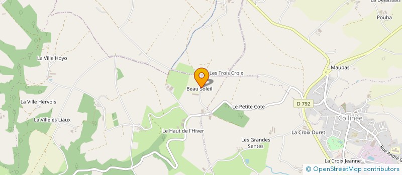 localisation de l'entreprise MADAME OPHELIE VERMUNT à LE MENE