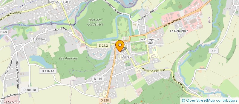 localisation de l'entreprise MADAME OPHELIE VILLERY à ANET