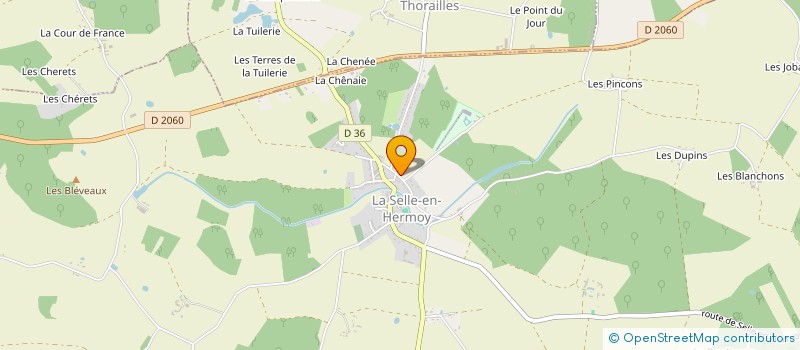 localisation de l'entreprise MADAME OPHELIE VINCENT à LA SELLE-EN-HERMOY