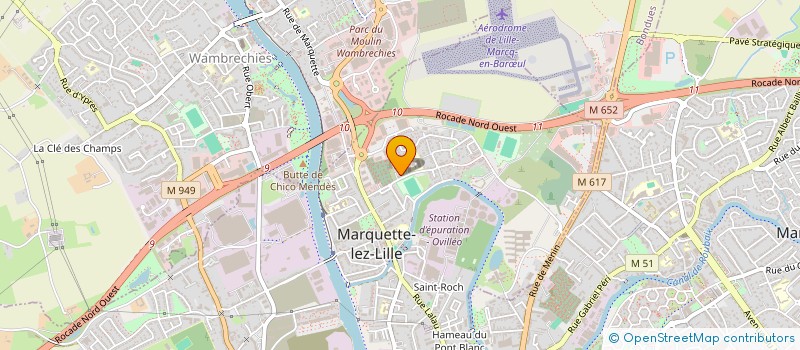 localisation de l'entreprise MADAME OPHELIE VINCK à MARQUETTE-LEZ-LILLE