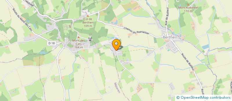 localisation de l'entreprise MADAME OPHELY HALLOSSERIE  BERTHEN