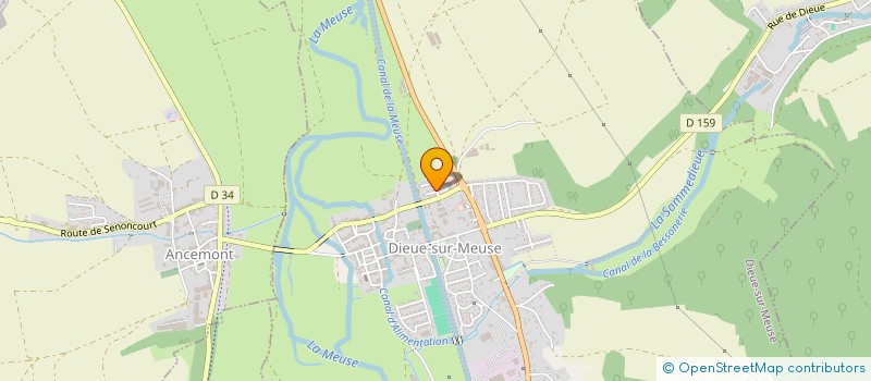 localisation de l'entreprise MADAME OPHELY MORANDA à DIEUE-SUR-MEUSE