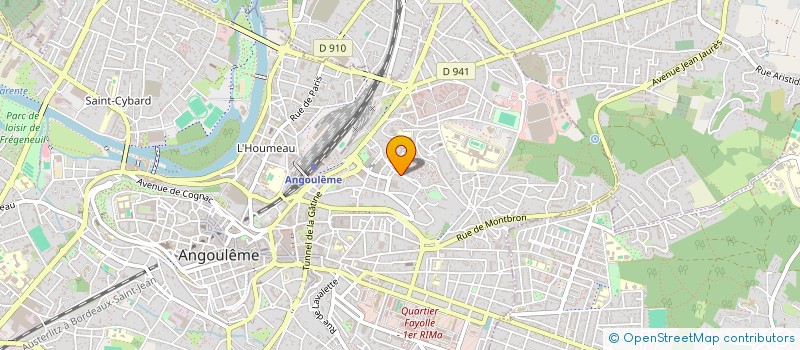 localisation de l'entreprise MADAME OPHLIE MOREAU à ANGOULEME