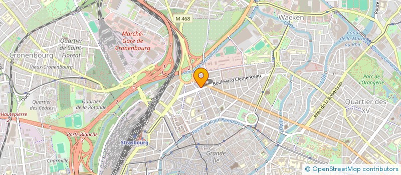 localisation de l'entreprise MADAME ORA EHRENREICH à STRASBOURG